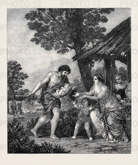 "THE FINDING OF ROMULUS AND REMUS" FROM THE PICTURE BY PIETRO DA CORTONA