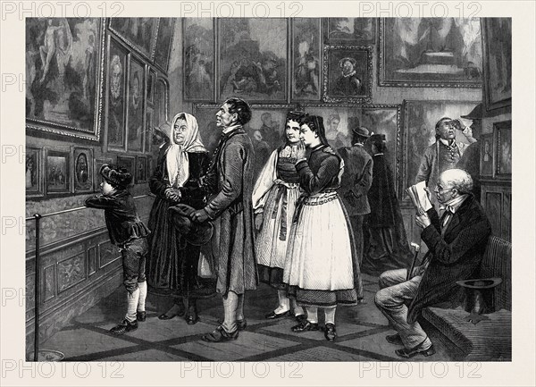 "THE PICTURE GALLERY," BY B. VAUTIER, 1873