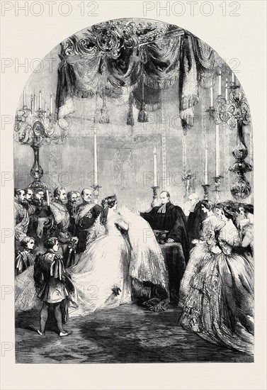 BAPTISM OF THE INFANT PRINCE FREDERICK WILLIAM VICTOR ALBERT AT BERLIN ON THE 5TH INST.