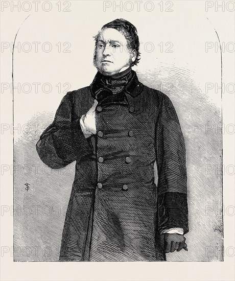 EDWIN JAMES, ESQ., M.P. FOR MARYLEBONE, FROM A PHOTOGRAPH BY JOHN WATKINS, PARLIAMENT STREET