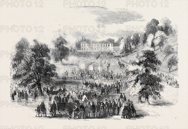 REJOICINGS IN THE PARK ADJOINING WICK HOUSE, CELEBRATION OF THE COMING OF AGE OF GEORGE WILLIAM, THE NINTH EARL OF COVENTRY, WORCESTERSHIRE
