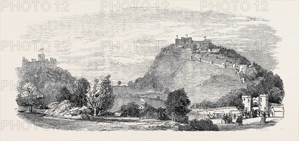 FESTIVITIES AT BEESTON CASTLE, the annual festival in aid of the widows and orphans of the Peckforton district of the Independent order of Odd Fellows M.U., was held on these picturesque and romantic heights