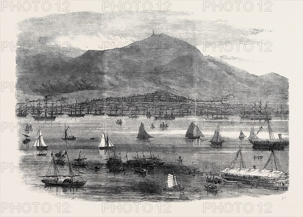 HONG KONG REGATTA: THE START FOR THE SCRATCH MATCH, 1869