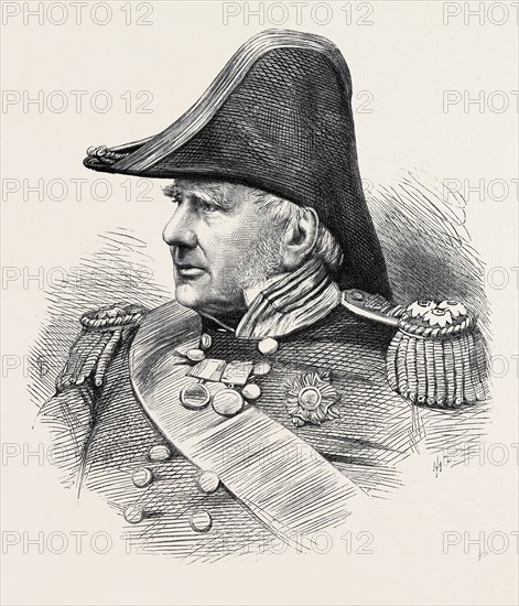 THE LATE ADMIRAL SIR JAMES GORDON, GOVERNOR OF GREENWICH HOSPITAL, 1869