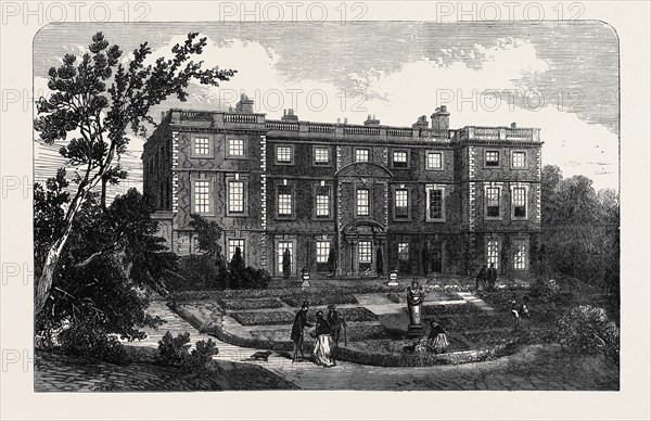 THE HUNTING DISASTER IN YORKSHIRE: NEWBY HALL, THE SEAT OF LADY MARY VYNER, NEAR THE SCENE OF THE CALAMITY, 1869