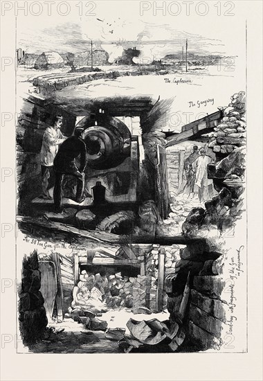 EXPLOSION OF THE THUNDERER'S GREAT GUN AT WOOLWICH, 1880