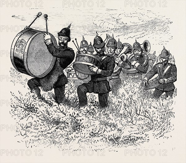 AT THE BRIGHTON THEATRE OF WAR: "THE BAND OF HOPE.", 1880