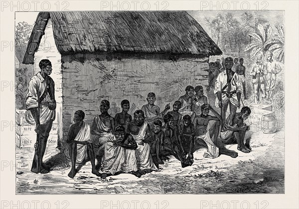 THE ASHANTEE WAR: ASHANTEE PRISONERS, 1874