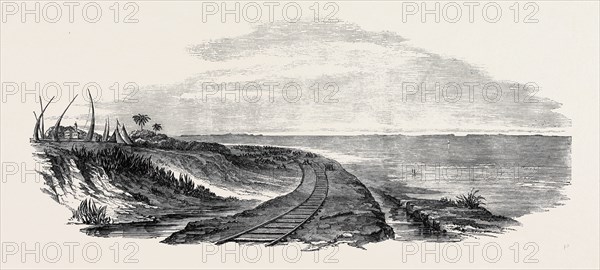 RAILWAY WORKS, AND TEMPORARY RAILS, NEAR ALEXANDRIA