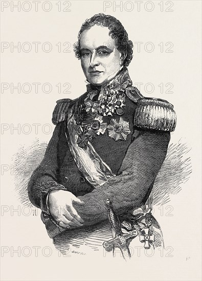 THE RIGHT HON. GENERAL LORD VISCOUNT HARDINGE, G.C.B., COMMANDING-IN-CHIEF HER MAJESTY'S FORCES, 1852