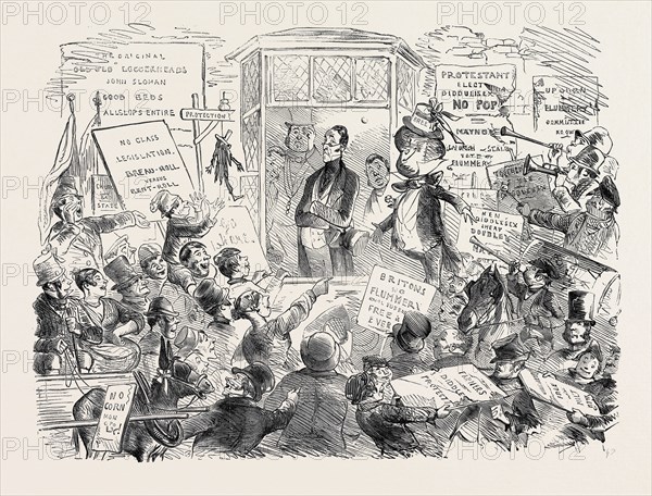 THE REJECTED CANDIDATE, DRAWN BY PHIZ, 1852