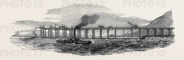 WORKS OF THE PORTLAND BREAKWATER, 1852