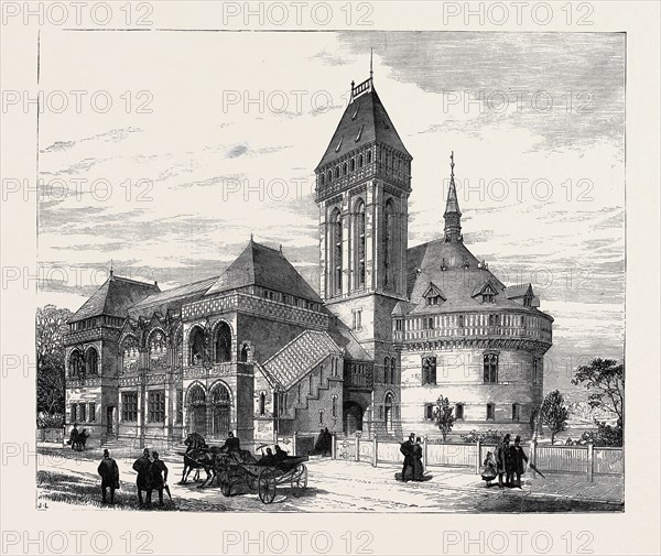 THE SHAKESPEARE MEMORIAL THEATRE, STRATFORD-ON-AVON, 1879