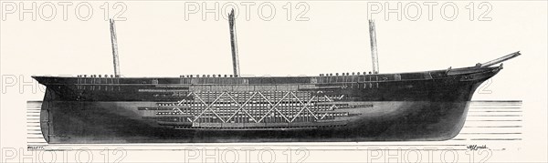 DESIGNS FOR A SYSTEM OF COMPOSITE SHIPBUILDING, RECOMMENDED BY LLOYD'S, UK, 1867