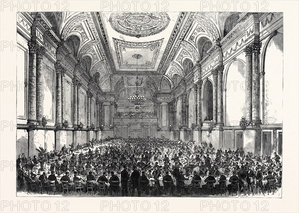 THE CUTLERS' FEAST AT SHEFFIELD: INAUGURATION OF THE NEW HALL, UK, 1867