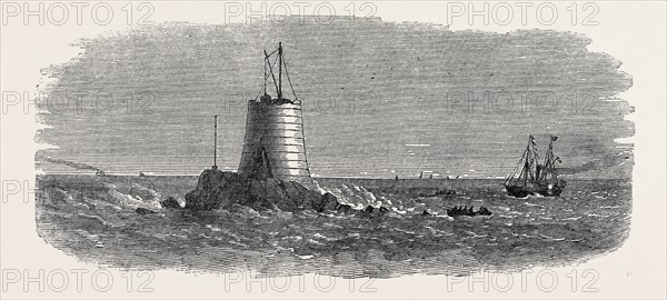 WOLF ROCK LIGHTHOUSE, 1867