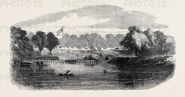 THE CIVIL WAR IN AMERICA: DRURY'S BLUFF, A CONFEDERATE POSITION ON THE JAMES RIVER, NEAR RICHMOND, 1862