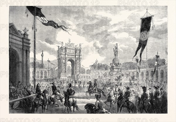 OPENING OF THE BOULEVARD DU PRINCE EUGÃàNE, AT PARIS, BY THE EMPEROR, 1862