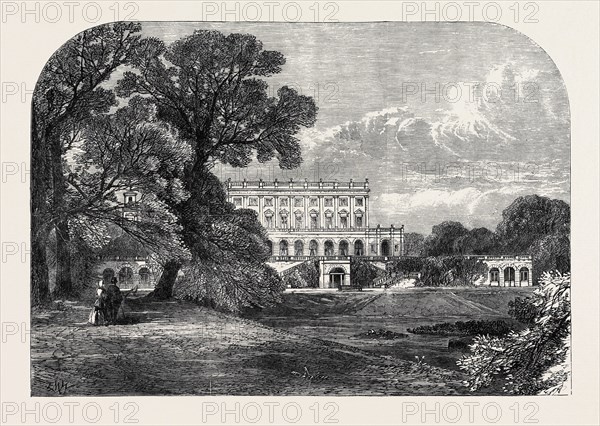 CLIEFDEN, THE RESIDENCE OF THE DOWAGER DUCHESS OF SUTHERLAND, VISITED BY THE QUEEN, 1866