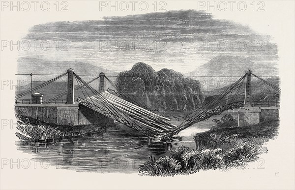 WRECK OF THE VICTORIA BRIDGE, NATAL, SOUTH AFRICA, 1866