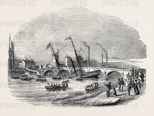 WRECK OF " THE SEVERN" STEAMER, NEWPORT-BRIDGE.