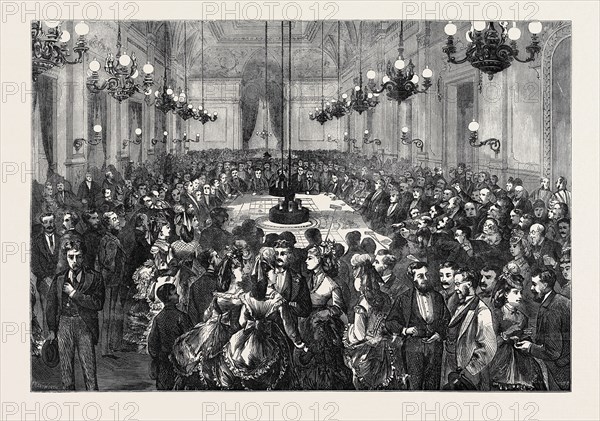 THE GAMBLING TABLE AT HOMBOURG, 1871