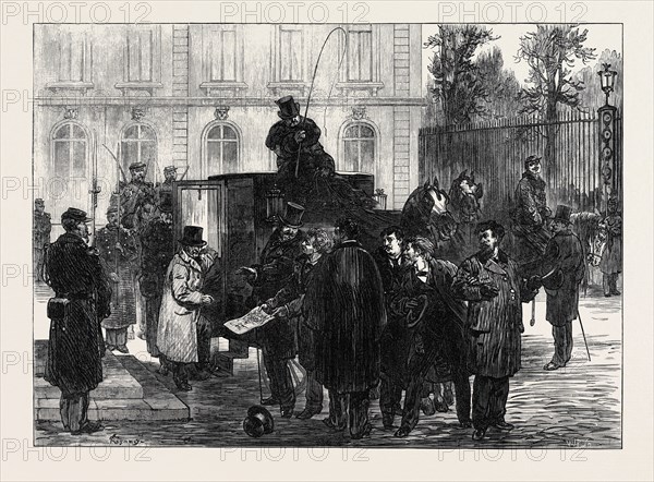 STUDENTS INTERCEDING WITH M. TRIERS FOR THE LIFE OF ROSSEL, 1871
