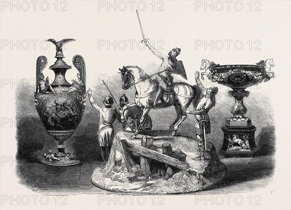 THE GOODWOOD RACES; LEFT: THE STEWARD'S CUP, CENTRE: THE CHESTERFIELD CUP, RIGHT: THE GOODWOOD CUP; AUGUST 10, 1861