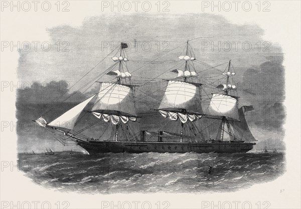 HER MAJESTY'S IRONCLAD STEAMFRIGATE WARRIOR, 40 GUNS