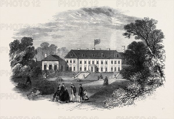 KENMARE HOUSE, KILLARNEY, THE SEAT OF VISCOUNT CASTLEROSSE; THE QUEEN'S VISIT TO IRELAND