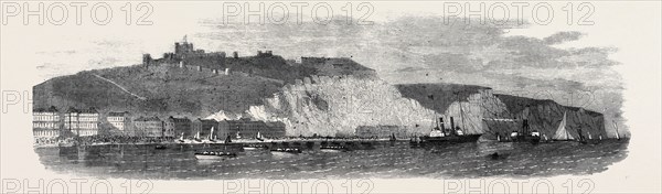 THE INSTALLATION OF LORD PALMERSTON AS LORD WARDEN OF THE CINQUE PORTS, DOVER REGATTA: THE BOAT RACES FOR THE LORD WARDEN'S AND OTHER PRIZES