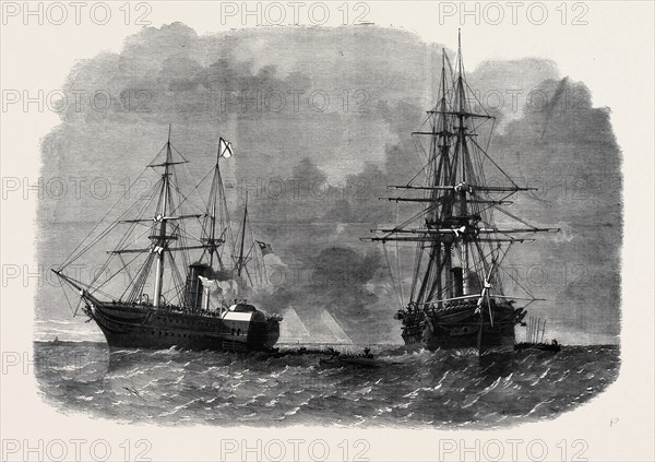 THE SEIZURE BY CAPTAIN WILKS, OF THE UNITED STATES' WAR SHIP SAN JACINTO, OF MESSRS. SLIDELL AND MASON, CONFEDERATE COMMISSIONERS, ON BOARD THE BRITISH MAIL STEAMER TRENT