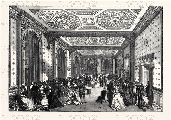 MR. AND MRS. DISRAELI'S ASSEMBLY AT THE NEW FOREIGN OFFICE, 1868