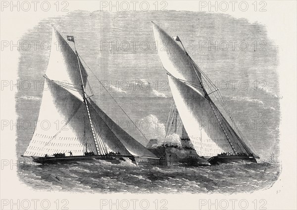 SAILING MATCH OF THE ROYAL THAMES YACHT CLUB, 1868