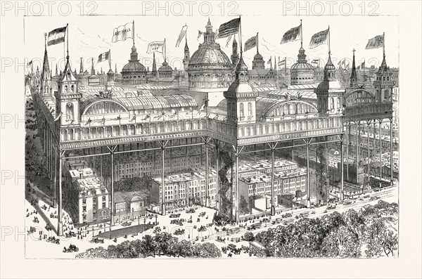 SAUCE FOR THE GOOSE, SAUCE FOR THE GANDER: A SUGGESTION FOR A SITE FOR THE WORLD'S FAIR OF 1883. BOUNDED BY FOURTH AND EIGHTH AVENUES AND THIRTY-NINTH AND FIFTY-NINTH STREETS