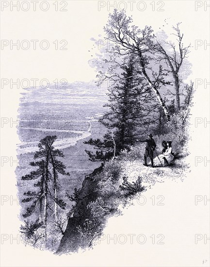 Connecticut River Valley seen from Mount Holyoke, United States of America