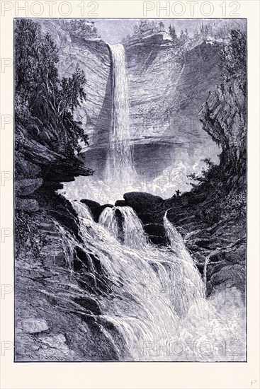 The waterfall of Catskills, United States of America