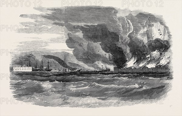 SEBASTOPOL, SEPTEMBER 9, FORT ALEXANDER ON FIRE