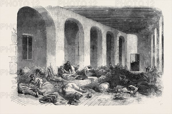 HOSPITAL IN SEBASTOPOL, DR. DURGAN ATTENDING THE WOUNDED