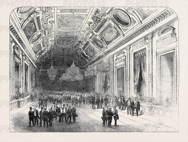 THE UNIVERSAL EXHIBITION FETE, AT THE HOTEL DU LOUVRE, PARIS