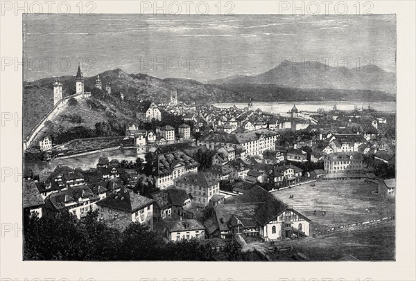 AN AUTUMN TOUR IN SWITZERLAND: GENERAL VIEW OF LUCERNE