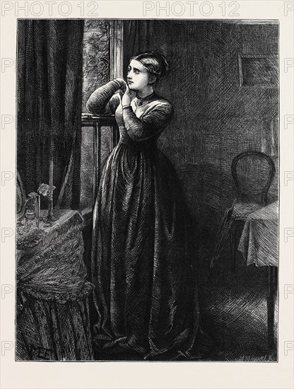 IMAGE ACCOMPANYING "THE LAW AND THE LADY: A Novel" BY WILKIE COLLINS, CHAPTER XIII, THE MAN'S DECISION