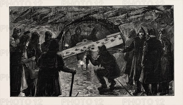 THE NEW RAILWAY TUNNEL UNDER THE RIVER MERSEY, CONNECTING BIRKENHEAD WITH LIVERPOOL, BREAKING DOWN THE LAST PARTITION