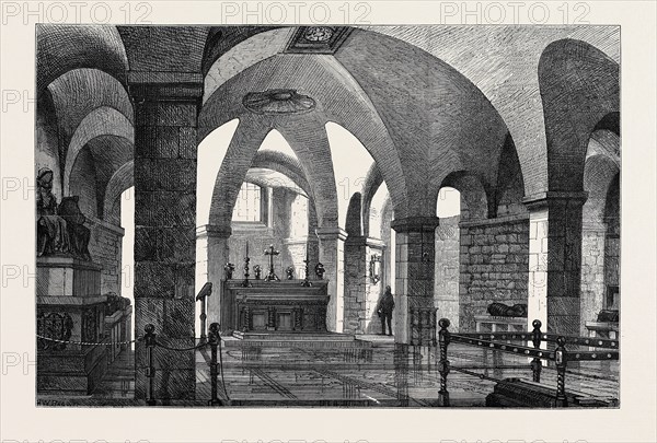 NEW CHAPEL FOR EARLY MORNING SERVICE IN THE CRYPT OF ST. PAUL'S CATHEDRAL, LONDON