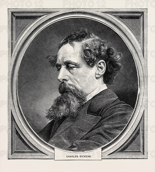CHARLES DICKENS, BORN AT PORTSMOUTH, 7 FEBRUARY, 1812; DIED AT GAD'S HILL, KENT, 9 JUNE, 1870