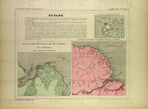 MAP OF FRENCH GUIANA