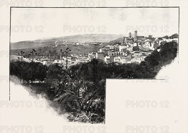 GRASSE AND ITS NEIGHBOURHOOD, THE QUEEN'S RESIDENCE, NEAR CANNES: GRASSE FROM THE GRAND HOTEL