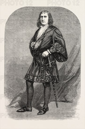 M. FECHTER IN THE CHARACTER OF HAMLET, AT THE PRINCESS' THEATRE