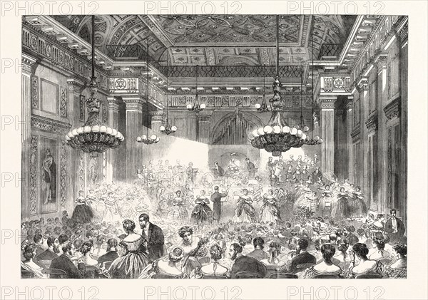 AMATEUR PERFORMANCE BY NOBILITY AND GENTRY AT FREEMASONS' HALL, UNDER THE LEADERSHIP OF THE HON. SEYMOUR EGERTON, UK