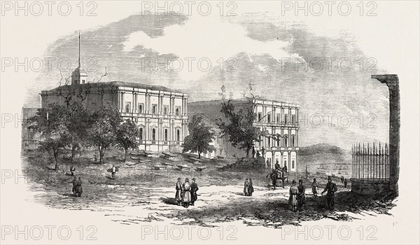 THE FRENCH MILITARY BARRACKS, OUTSIDE PERA, 1854